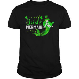 St Patricks Day Irish Mermaid Shirt
